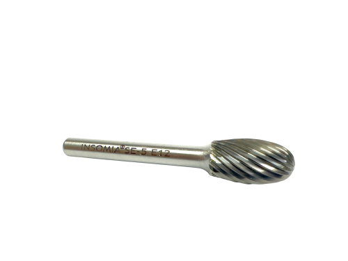 İnsomia  TİP E 6*10 Sert Metal  Çapak Freze"SINGLE CUT"