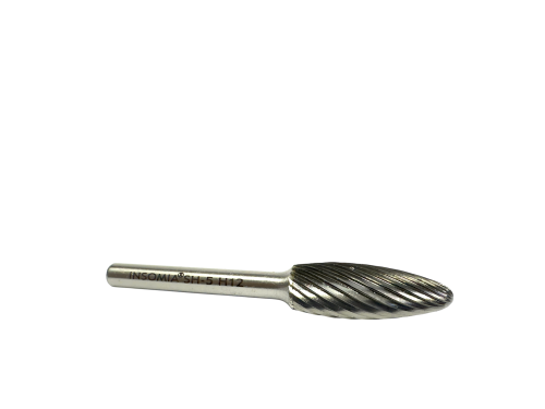 İnsomia  TİP H 8*20 Sert Metal  Çapak Freze"SINGLE CUT"