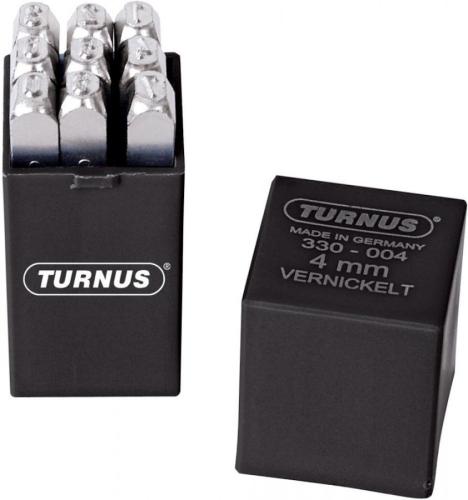 TURNUS 330-008  Numaratör takımı 0-9 8 mm plastik kutuda