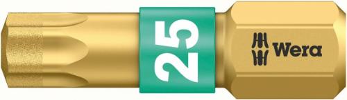 WERA 867/1BDC-T25 Bits uç 1/4 inç DIN 3126 C 6,3 T25x 25 mm Diamant